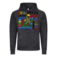 Autism Awareness Typography Vintage Hoodie | Teevron