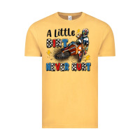 Vintage Mustard a little dirt never hurt Vintage Tee - Artiststas