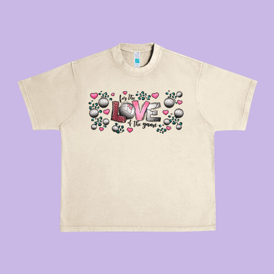 For The Love Of The Game  Volleyball Urban Heavy Tee Designed By Jasminsmagicworld