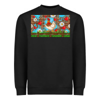 Black cute chicken Heavyweight Sweatshirt - TumblerDesignByShophia