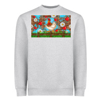 Heather Grey cute chicken Heavyweight Sweatshirt - TumblerDesignByShophia