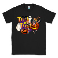Black Trick Or Treat Chimpanzee Classic Tee - LillyAllenDesigns