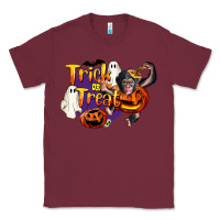 Burgundy Trick Or Treat Chimpanzee Classic Tee - LillyAllenDesigns