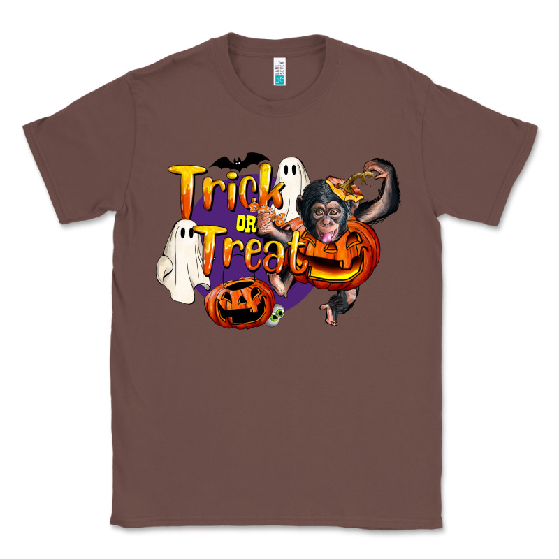 Trick Or Treat Chimpanzee Classic Tee by LillyAllenDesigns | Teevron