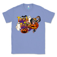 Colony Blue Trick Or Treat Chimpanzee Classic Tee - LillyAllenDesigns