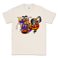 Natural Trick Or Treat Chimpanzee Classic Tee - LillyAllenDesigns