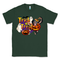 Sports Green Trick Or Treat Chimpanzee Classic Tee - LillyAllenDesigns