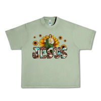 Oil Green jesus san judas Urban Heavy Tee - JahusDesignShop