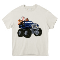 Cream easter sports Heavy Core Tee - MaliasSmallBusiness