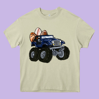 Easter Sports Heavy Core Tee Designed By Maliassmallbusiness