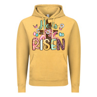 Vintage Mustard he is risen Vintage Hoodie - Artiststas