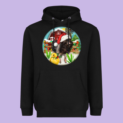 Baby Pig Heavyweight Hoodie Designed By Fadigitalartstudio