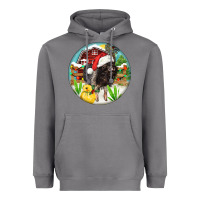 Storm Baby pig Heavyweight Hoodie - FaDigitalArtStudio