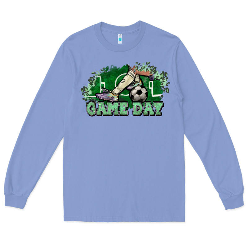 Game Day Soccer Long Sleeve Tee by NancyCooperArtShop | Teevron