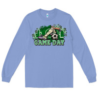 Colony Blue Game day Soccer Long Sleeve Tee - NancyCooperArtShop