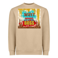 Mushroom wifey mama boss Heavyweight Sweatshirt - TumblerDesignByShophia