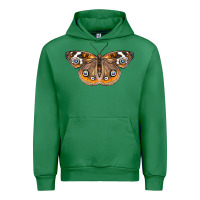 Emerald Common Buckeye Butterfly Urban Hoodie - LillyAllenDesigns
