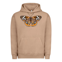 Pigment Burro Common Buckeye Butterfly Urban Hoodie - LillyAllenDesigns