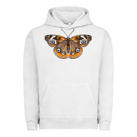 Pigment Lunar Rock Common Buckeye Butterfly Urban Hoodie - LillyAllenDesigns