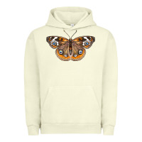Pigment Pistachio Common Buckeye Butterfly Urban Hoodie - LillyAllenDesigns