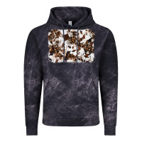 Cloud Black cowhide leopard background Vintage Hoodie - RanaPortraitStore