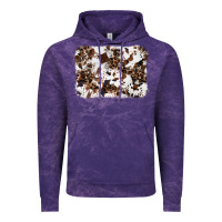 Cloud Purple cowhide leopard background Vintage Hoodie - RanaPortraitStore