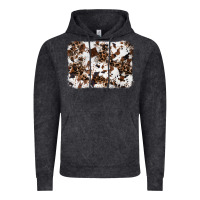 Vintage Black cowhide leopard background Vintage Hoodie - RanaPortraitStore