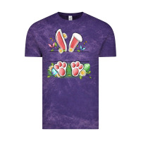 Cloud Purple easter bunny name frame Vintage Tee - Artiststas