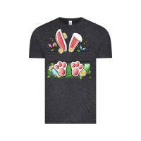 Vintage Black easter bunny name frame Vintage Tee - Artiststas