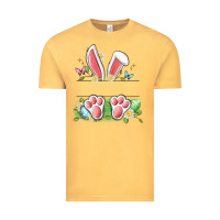 Vintage Mustard easter bunny name frame Vintage Tee - Artiststas