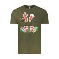 Easter Bunny Name Frame Vintage Tee | Teevron