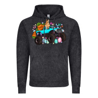 Vintage Black monster truck easter Vintage Hoodie - Artiststas