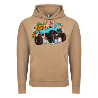 Vintage Coffee monster truck easter Vintage Hoodie - Artiststas