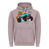 Vintage Zinc monster truck easter Vintage Hoodie - Artiststas