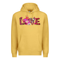 Antique Gold Love Coffee Mug Valentines Day Premium Hoodie - FaDigitalArtStudio