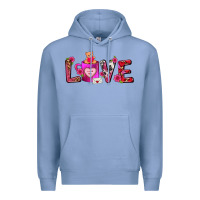 Colony Blue Love Coffee Mug Valentines Day Premium Hoodie - FaDigitalArtStudio
