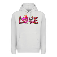 Dove Grey Love Coffee Mug Valentines Day Premium Hoodie - FaDigitalArtStudio
