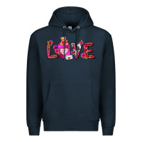 Navy Love Coffee Mug Valentines Day Premium Hoodie - FaDigitalArtStudio