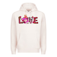 Pale Pink Love Coffee Mug Valentines Day Premium Hoodie - FaDigitalArtStudio