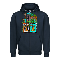 Navy tx texas Zipper Hoodie - OliviaCreatesArt