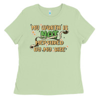 Matcha my worth is not defined by my size Ladies Tee - MaliasSmallBusiness