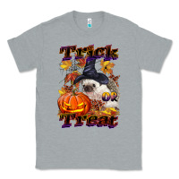 Heather Grey Halloween Hedgehog Trick Or Treat Classic Tee - LillyAllenDesigns