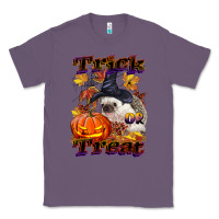 Lavender Halloween Hedgehog Trick Or Treat Classic Tee - LillyAllenDesigns