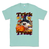 Seafoam Halloween Hedgehog Trick Or Treat Classic Tee - LillyAllenDesigns
