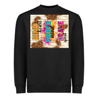 Black kind heart fierce mind brave spirit Heavyweight Sweatshirt - TumblerDesignByShophia