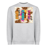 Heather Grey kind heart fierce mind brave spirit Heavyweight Sweatshirt - TumblerDesignByShophia