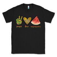 Black peace love watermelon Classic Tee - JahusDesignShop