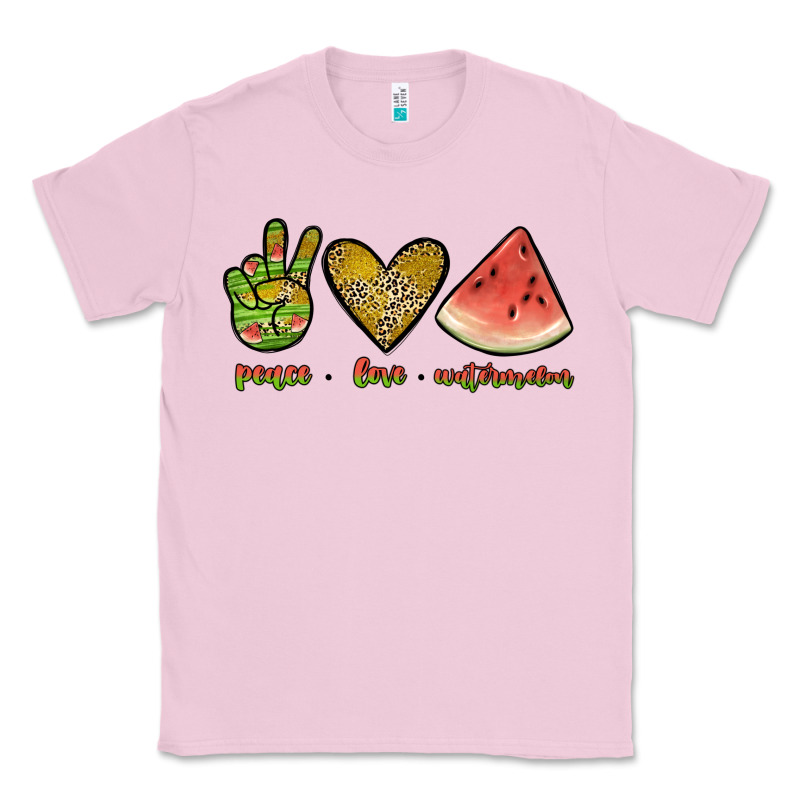Peace Love Watermelon Classic Tee by JahusDesignShop | Teevron