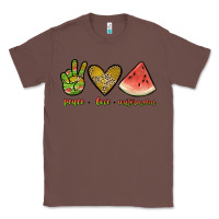 Chestnut peace love watermelon Classic Tee - JahusDesignShop