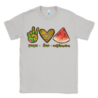 Moon Dust peace love watermelon Classic Tee - JahusDesignShop